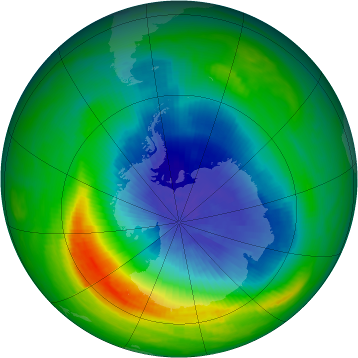Ozone Map 1983-10-11